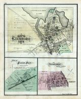 Edinboro, Harbor Creek - Plan of, Wesleyville, Erie County 1876